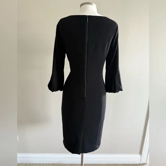 WHITE HOUSE BLACK MARKET Lantern Sleeve Dress - Picture 8 of 12